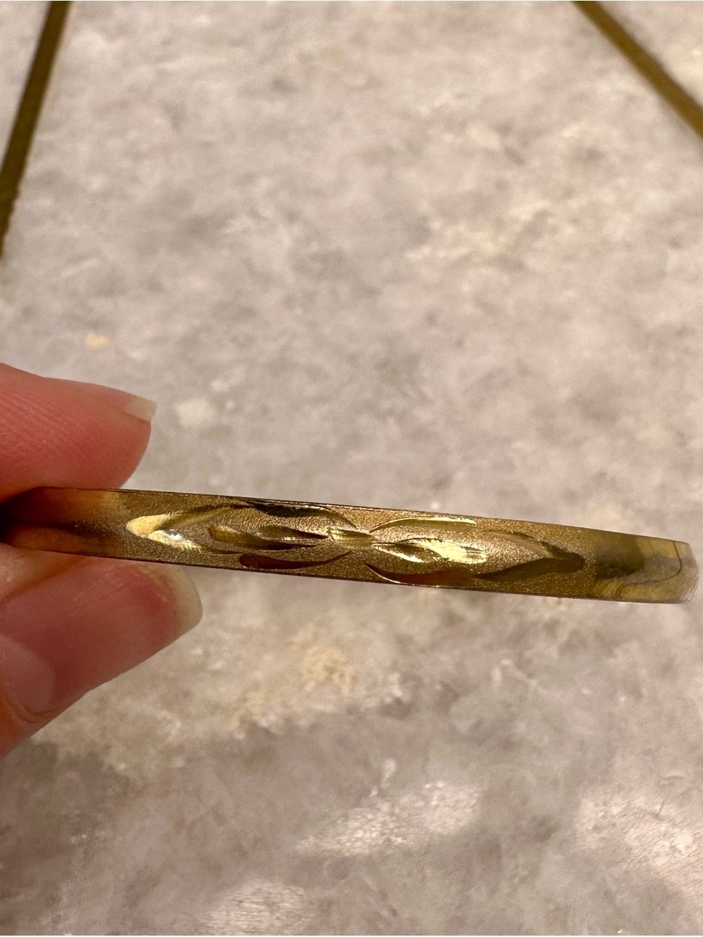 Solid 14k gold children’s bangle